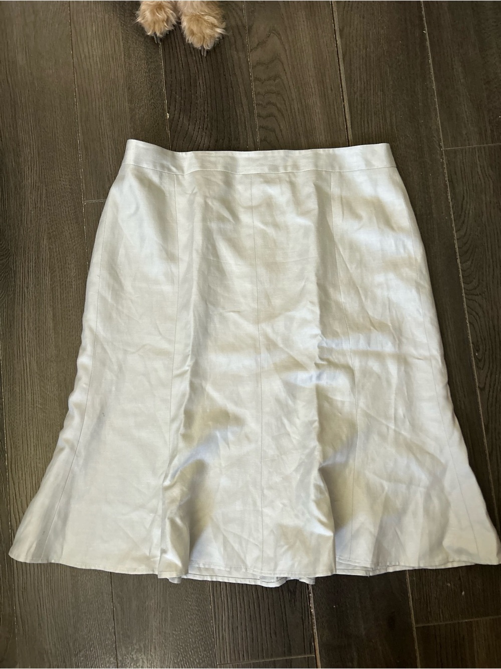 LOFT Silk A-Line  Skirt 6